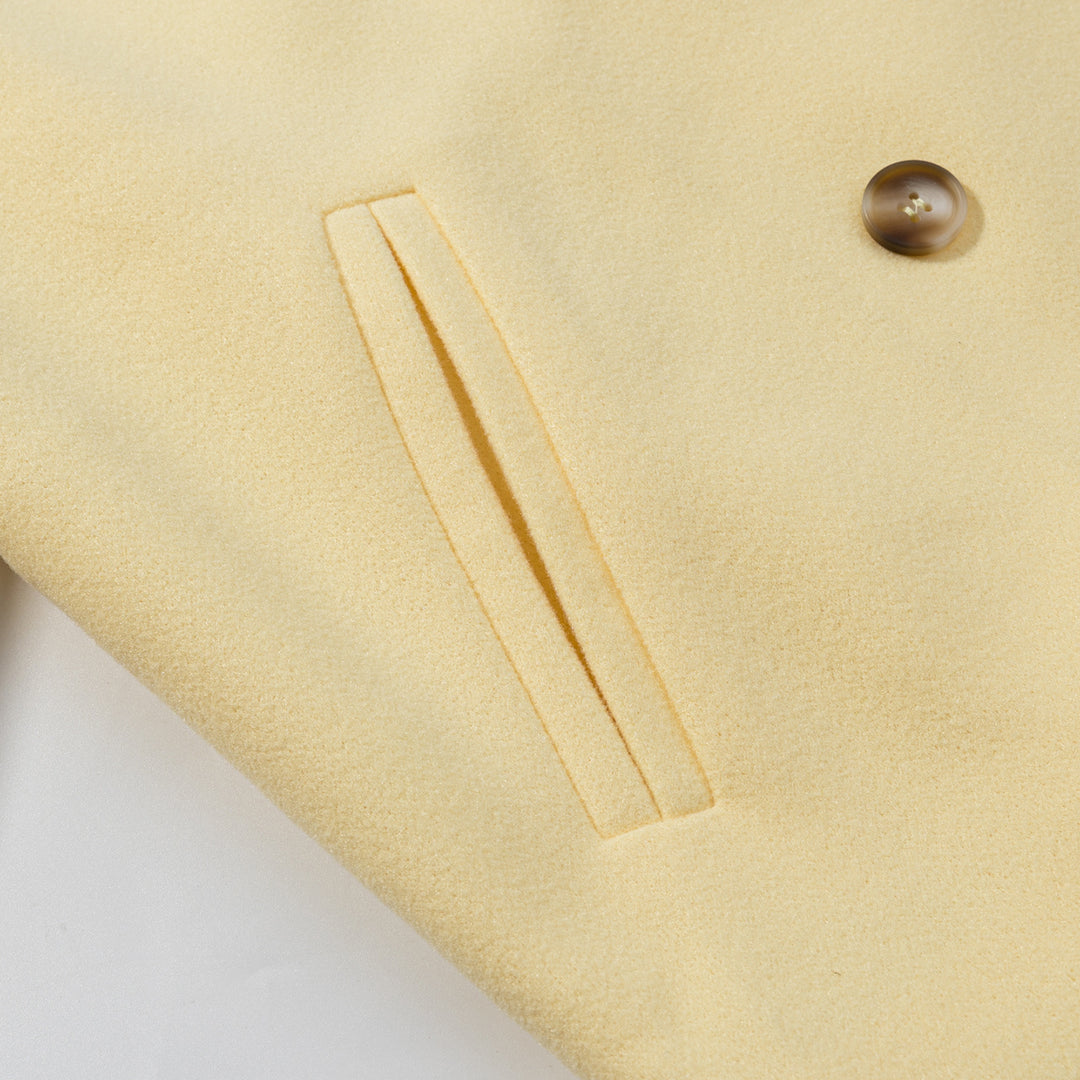 Damen elegante Übergangsjacke mit doppelter Knopfleiste und weichem Obermaterial R&B