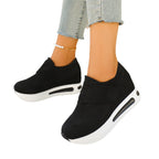 Damen Bequeme Plateau-Sneaker mit rutschfester Sohle und atmungsaktivem Obermaterial R&B