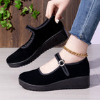 Damen Komfortable und elegante Klettschuhe