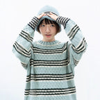 Damen gestrickter Pullover R&B