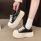 Damen Plattform Sneaker mit großzügiger Sohle und atmungsaktivem Obermaterial R&B