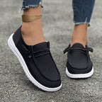 Damen Slip-On Sneakers mit elastischem Obermaterial und rutschfester Sohle R&B