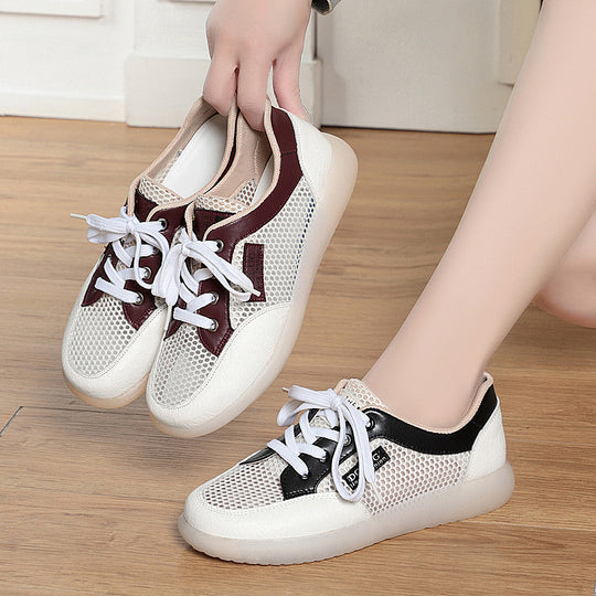 Damen Sportliche Sneaker mit atmungsaktivem Netzdesign und komfortabler Sohle R&B