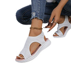 Damen bequeme Sandalen mit atmungsaktivem Obermaterial R&B