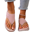 Damen Zehentrenner-Schuhe mit rutschfester Sohle und anatomischer Fußbettung R&B