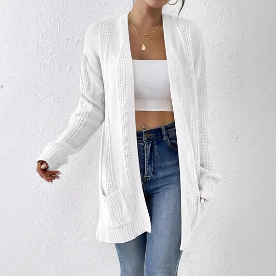 Damen Strickjacke mit Taschen R&B