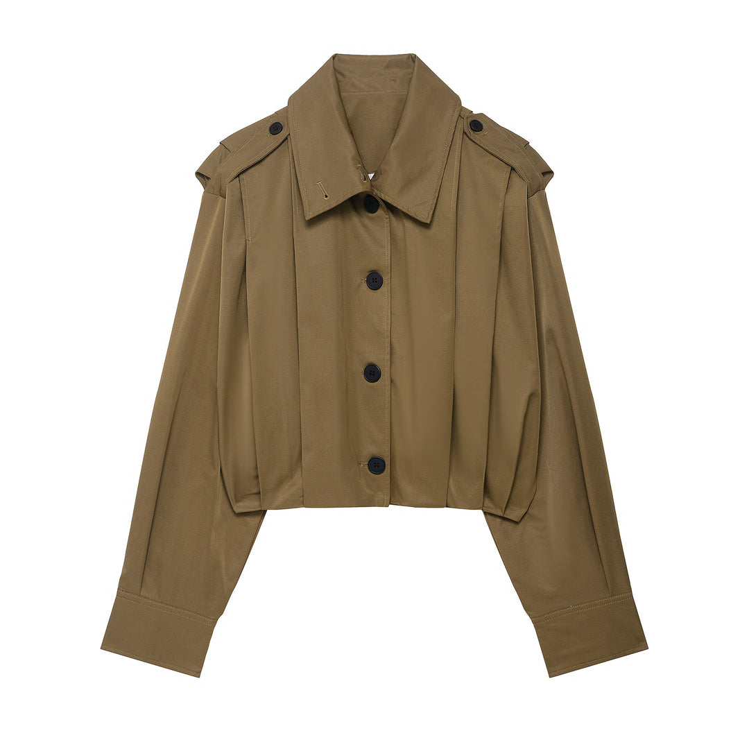 Damen lässige cropped Jacke R&B