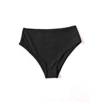 Damen Hochgeschnittener Bikini-Hosenteil mit elegantem Bund