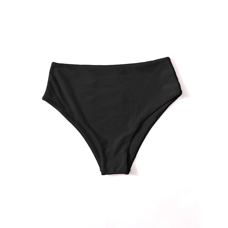 Damen Hochgeschnittener Bikini-Hosenteil mit elegantem Bund