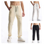 Herren bequeme Activewear-Hose mit elastischem Bund und gestreiftem Design R&B