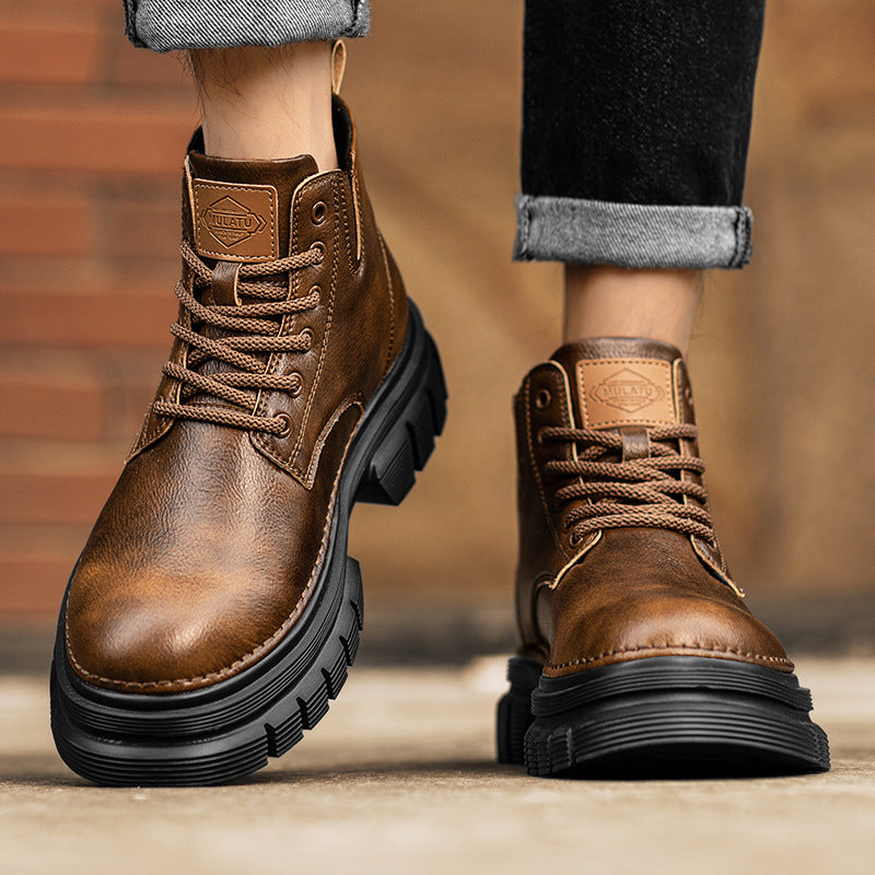 Damen robuste Schnürboots mit rutschfester und dämpfender Sohle R&B