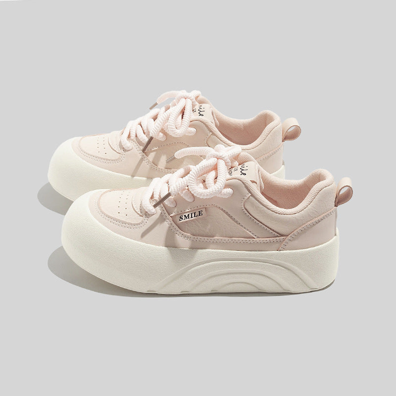 Damen Modische Komfort-Sneaker mit extrahoher Sohle
