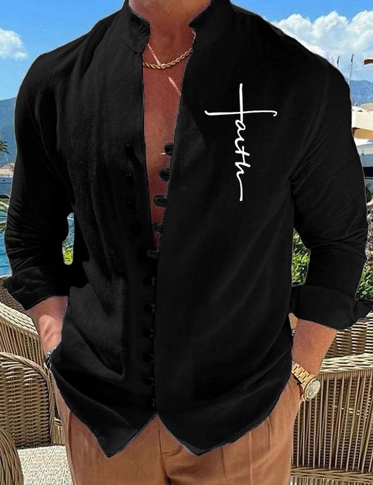 Herren luftige Hemdbluse R&B