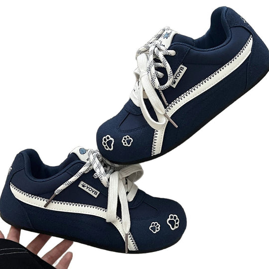 Damen Sportliche Sneaker mit rutschfester Sohle und atmungsaktiver Obermaterialstruktur R&B