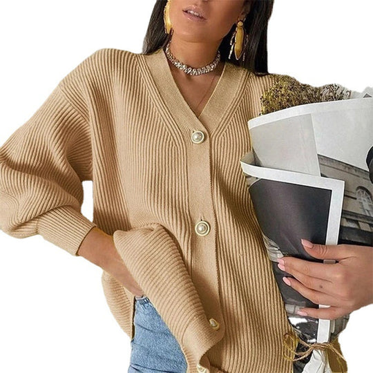 Damen gemütlicher Oversize-Kardie R&B