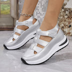 Damen Sportliche Klettsandalen mit dämpfender Sohle und atmungsaktiver Struktur R&B