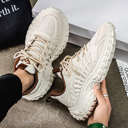Damen Sportliche chunky Sneakers mit innovativer Dämpfungstechnologie und rutschfester Sohle R&B