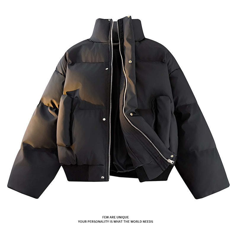 Herren Modische Steppjacke mit hohem Kragen und praktischen Taschen R&B