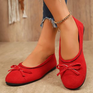 Damen Ballerinas mit zartem Schleifen-Design R&B