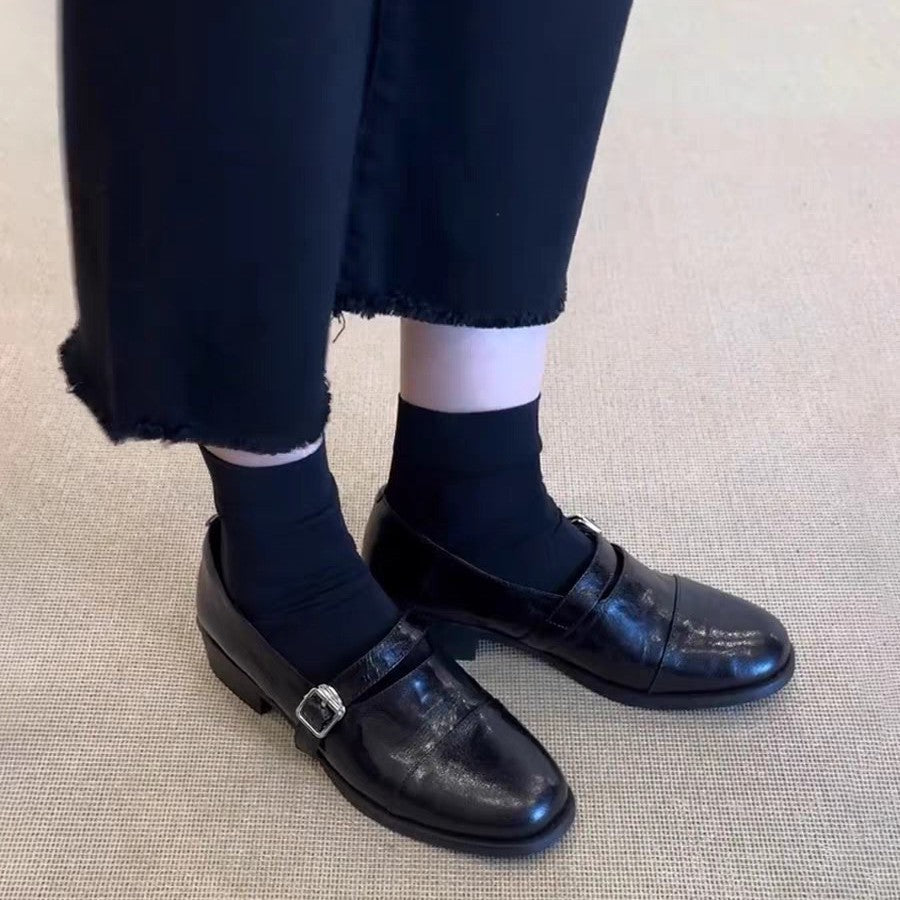 Damen Komfortable Slipper mit dekorativen Riemen und eleganter Schnalle R&B