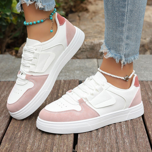 Damen Sneakers im stilvollen Retro-Design mit komfortabler Schnürung R&B