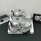 Damen Sportliche Chunky Sneakers mit innovativer Dämpfungstechnik R&B
