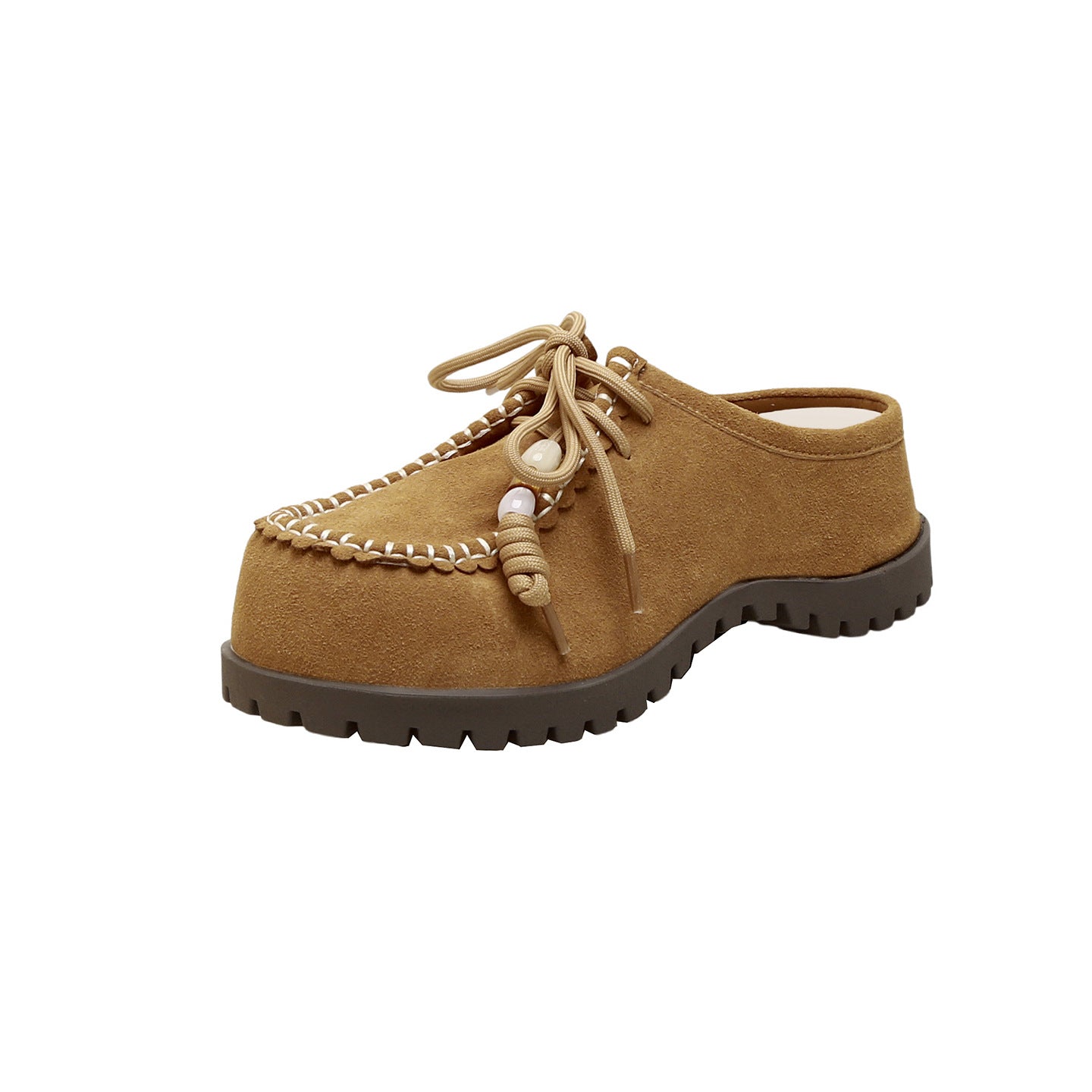 Damen Mokassins mit einzigartigem Schnürdetail und rutschfester Sohle R&B