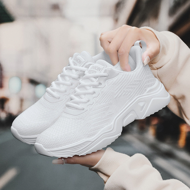 Damen Sportliche Sneaker mit atmungsaktivem Obermaterial und rutschfester Sohle
