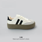 Damen Trendige Sneakers mit dicker Sohle und sportlichem Design