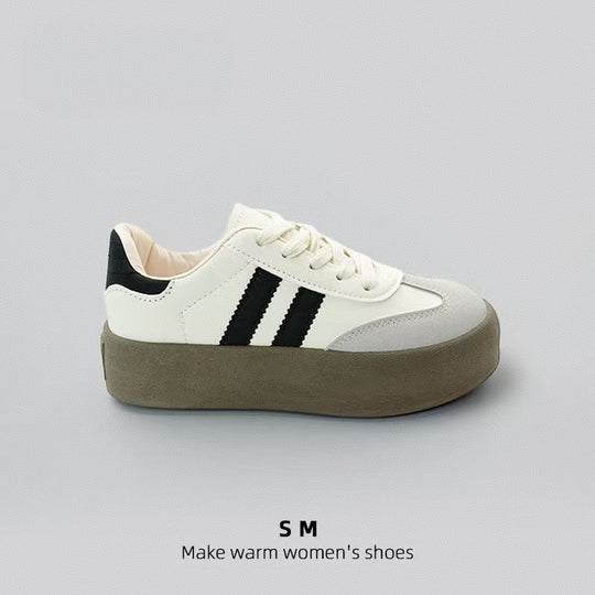Damen Trendige Sneakers mit dicker Sohle und sportlichem Design R&B