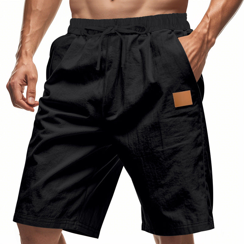 Herren lässige Shorts mit elastischem Bund und praktischen Taschen R&B