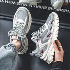 Damen Modische Sneakers mit stoßdämpfendem Design und atmungsaktiver Mesh-Oberfläche