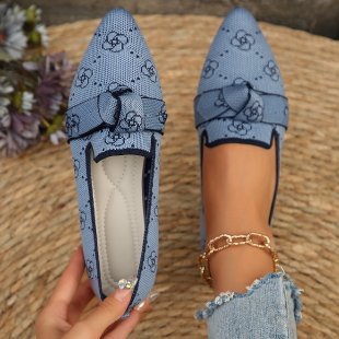 Damen Modische Ballerinas mit dekorativem Schleifen-Detail R&B