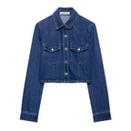 Damen Jeansjacke im lässigen Cropped-Stil R&B