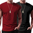 Herren ärmelloses T-Shirt Set R&B
