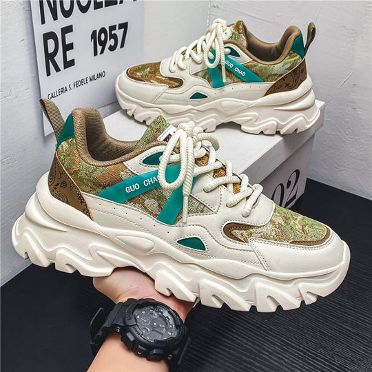 Damen Sportliche Chunky Sneakers mit atmungsaktiver Obermaterialkombination R&B