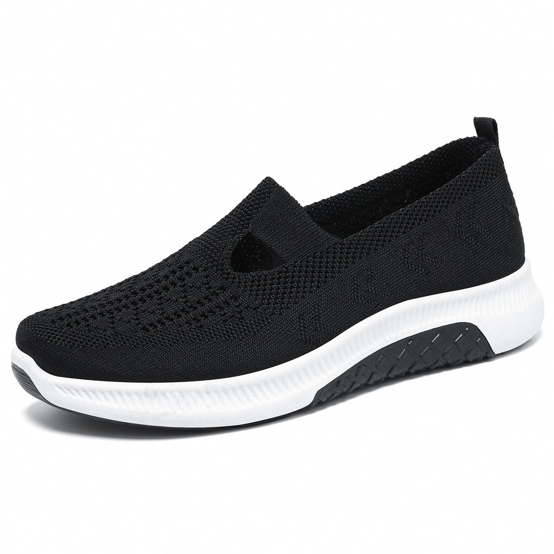 Damen Atmungsaktive Slip-On Sneakers mit elastischen Einsätzen R&B