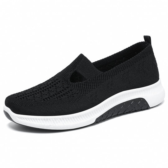 Damen Atmungsaktive Slip-On Sneakers mit elastischen Einsätzen R&B