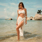 Damen eleganter Bikini mit Wickelrock R&B