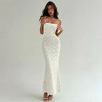 Damen Elegantes Maxikleid mit floralem Muster und schmalem Schnitt R&B