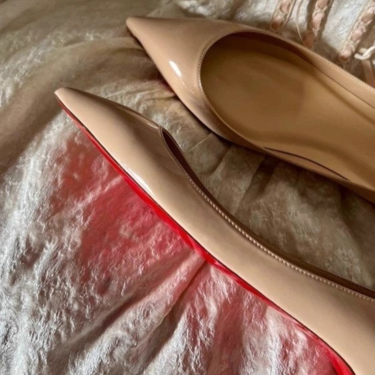 Damen spitze Ballerinas mit moderner Silhouette R&B