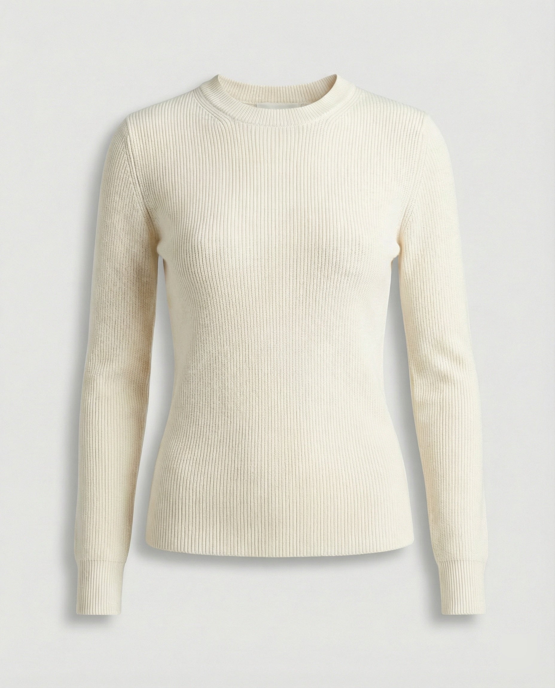 Damen Strickpullover Langarm Rundhals Casual Herbst Oberteil Einfarbig