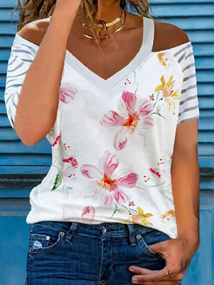 Damen Freizeit T-Shirt R&B