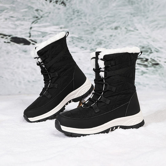Damen Winterstiefel mit isoliertem Futter und rutschfester Sohle R&B