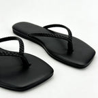 Damen Minimalistische Zehentrenner-Sandalen mit ergonomischem Design R&B