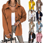 Damen Utility-Jacke mit modischem Gürtel und praktischen Taschen R&B