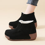 Damen Komfortable Warmgefütterte Stiefeletten mit rutschfester Sohle R&B