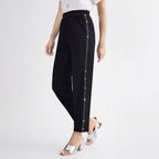 Damen Elegante und bequeme Hose mit seitlichen Taschen
