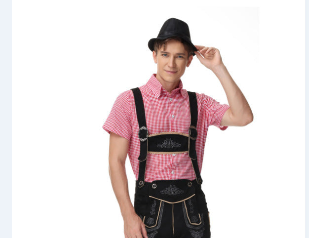 Herren Stilvolles Trachten-Outfit mit aufwändigen Stickereien und modernen Akzenten R&B