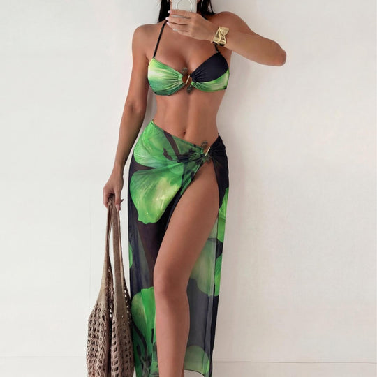 Damen Cut-Out Badeanzug mit einzigartigem Ringdetail R&B